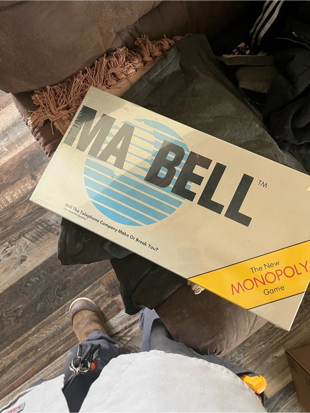 Monopoly Ma Bell Edition Board Game - Cream and Yellow